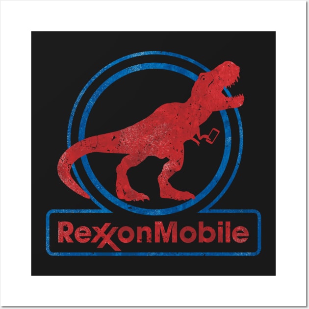 T-rex RexxonMobile Wall Art by directdesign